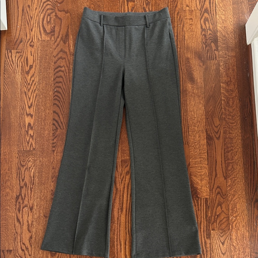 Quince Charcoal Flare Pants